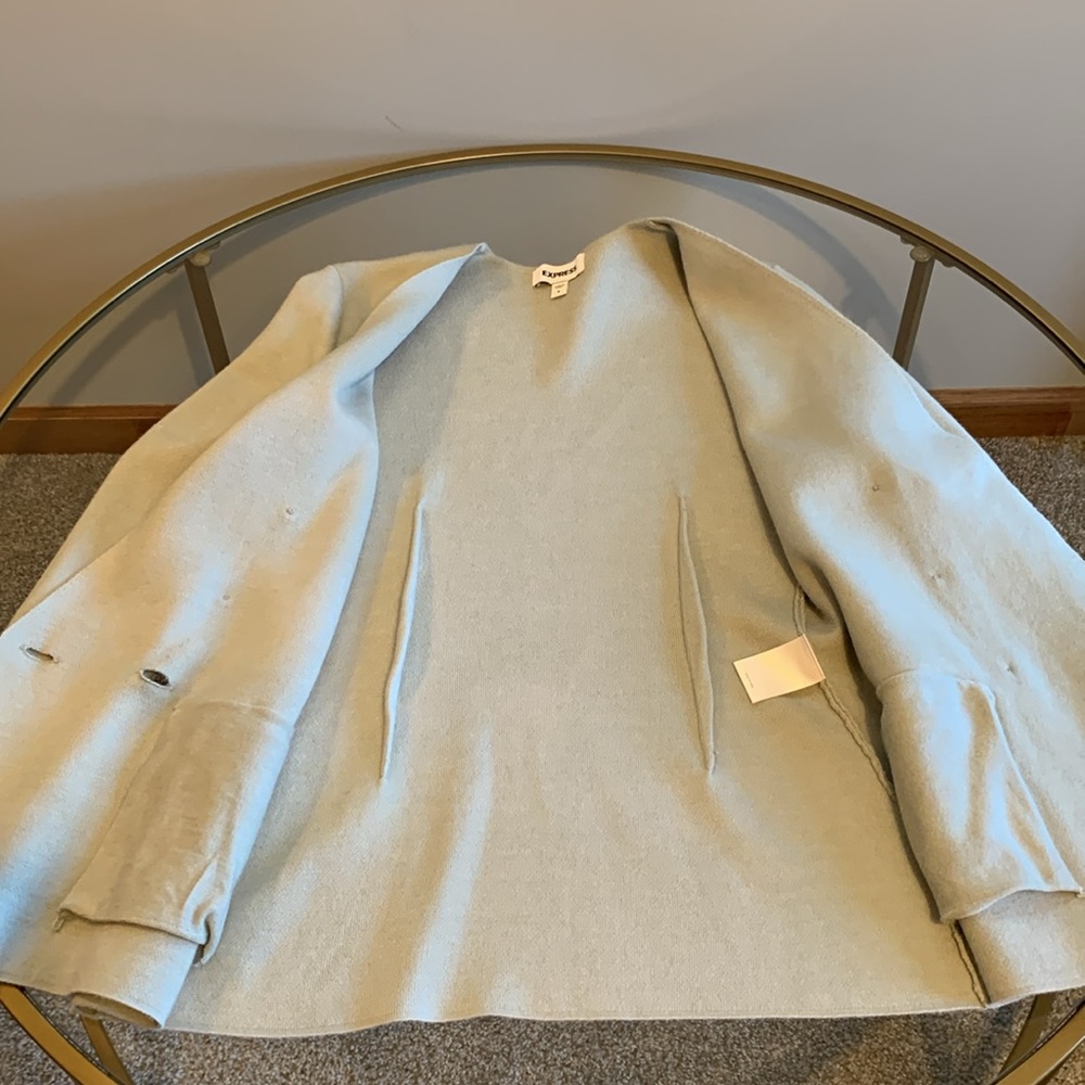 Express Double Breasted Sweater Blazer Size S - Picture 11 of 16